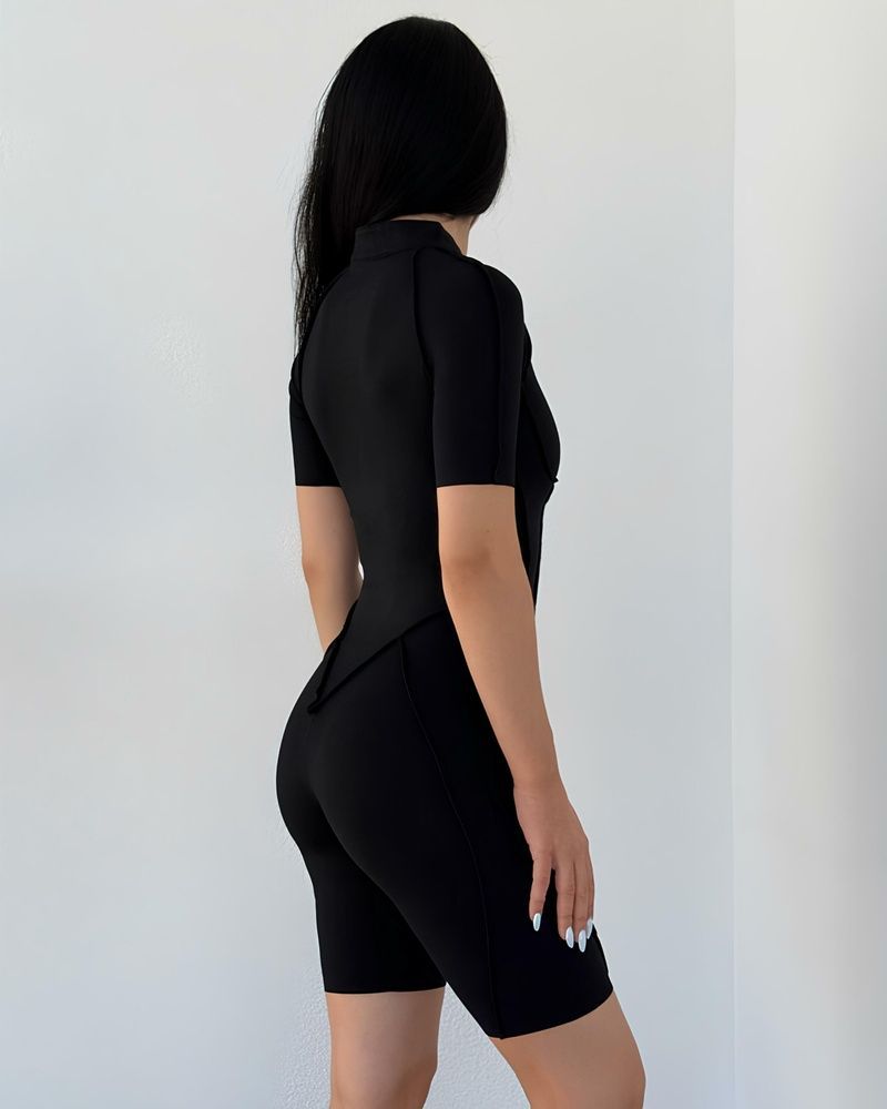 Комбінезон зі швами Closed Back Шорти KZSK1S фото